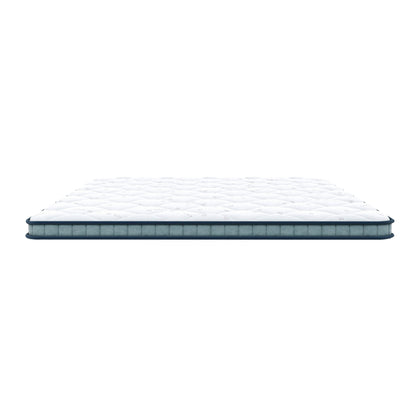 Surmatelas 2 en 1 côté FRESH été + côté mousse mémoire de forme - THERMO FRESH BLEU - TOPPER 5 cm